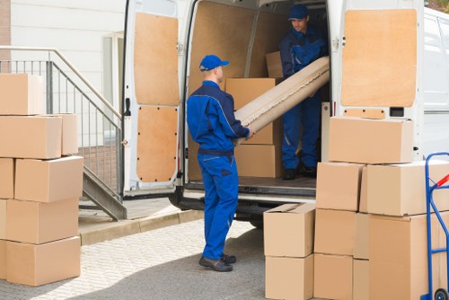 Accessible Enfield Removals website shown on a digital device