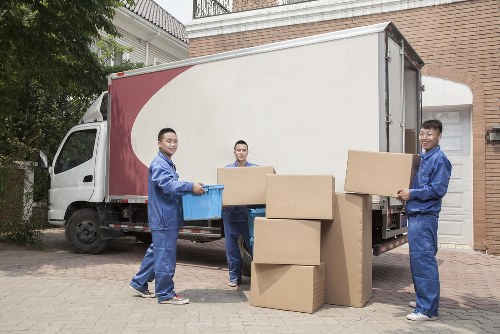 Professional movers handling a property move in Enfield
