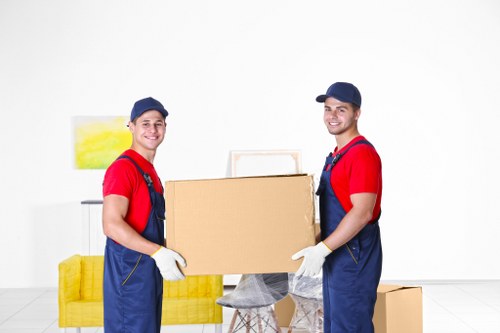 Enfield removals team managing access and loading for a local home move