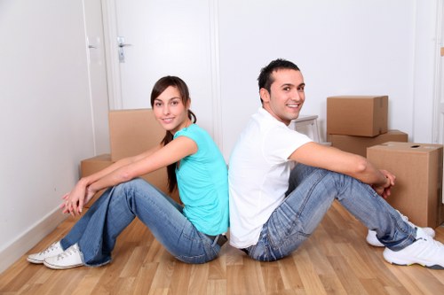 Commercial removal support for an Enfield office move